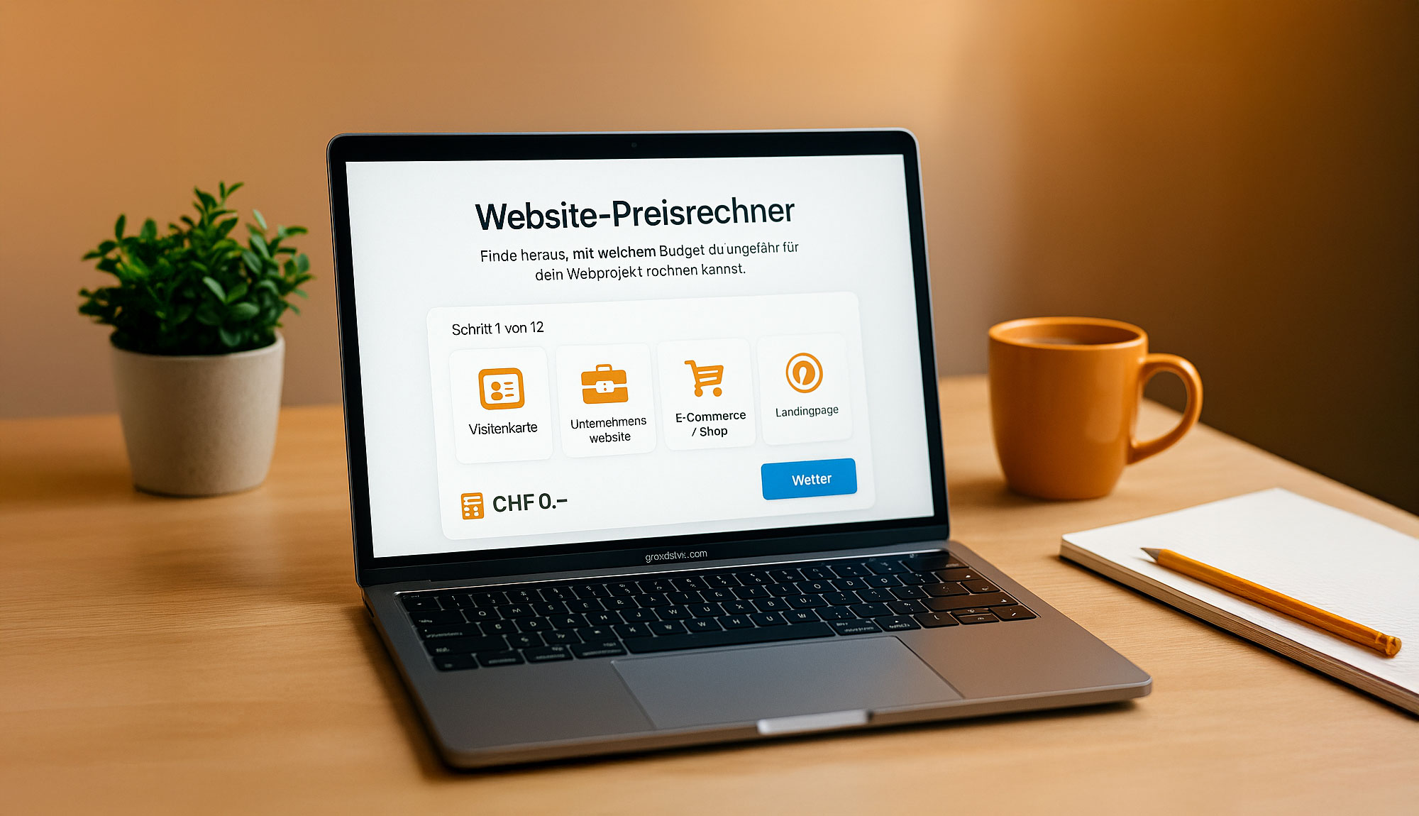 Unser neuer Website-Preisrechner ist da!