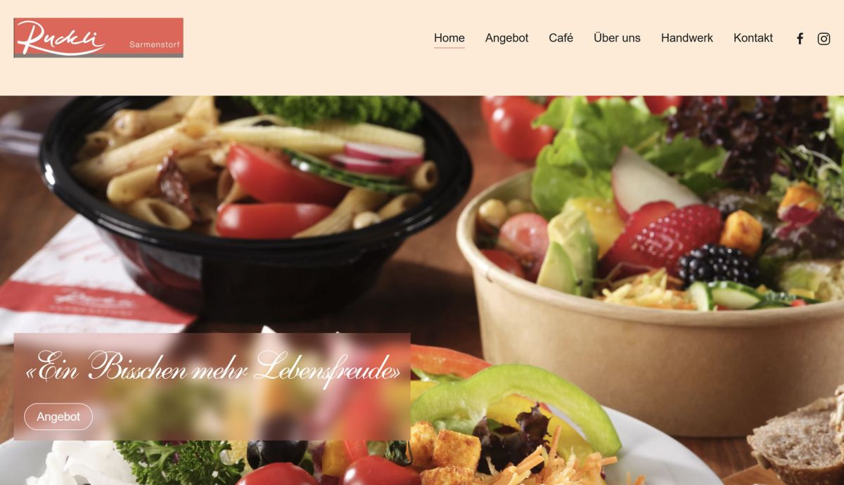 Frisch gebacken: Der neue Webauftritt von beckruckli.ch